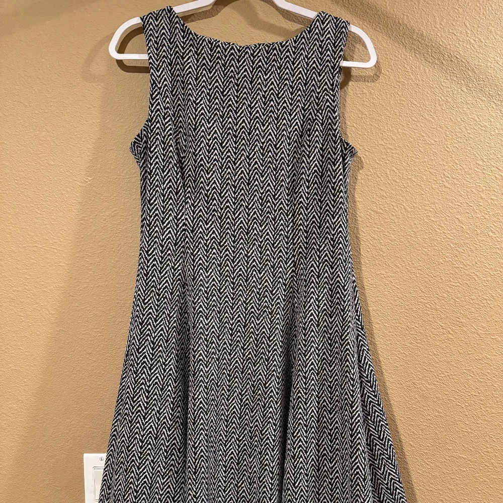 Calvin Klein Black and White Dress